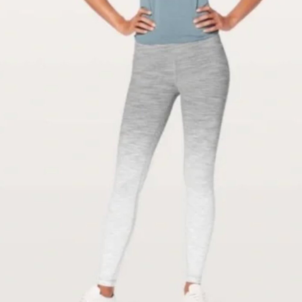 Lululemon Wunder Under Hi-Rise Tight Ombre Melange Full-On Luon 28” Size 4